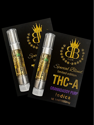 LUX 1 GRAM THCa VAPE CARTRIDGES - THC-A +
