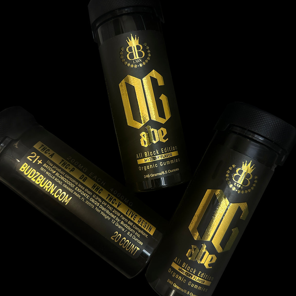 LUX OG ABE GUMMIES - 200MG EACH ‚Ä¢ THC-A + ORGANIC! LIVE RESIN!